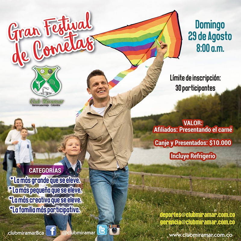 Festival de Cometas | ::: Club Miramar - Barrancabermeja :::